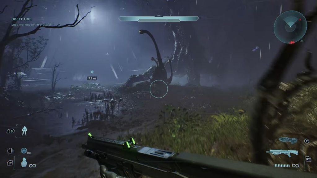 Glowing structure in Halo Campaign Evolved