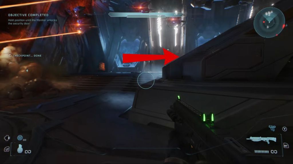 A ramp in Halo Campaign Evolved