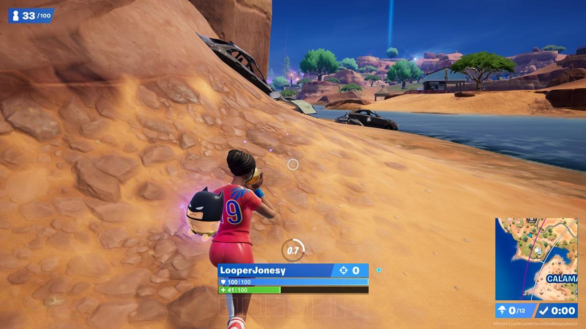Salud recuperándose después de consumir la manzana dorada en Fortnite