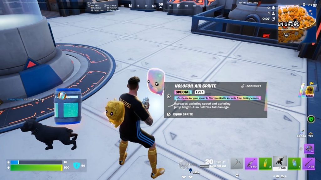 Holofoil Air Sprite In Fortnite