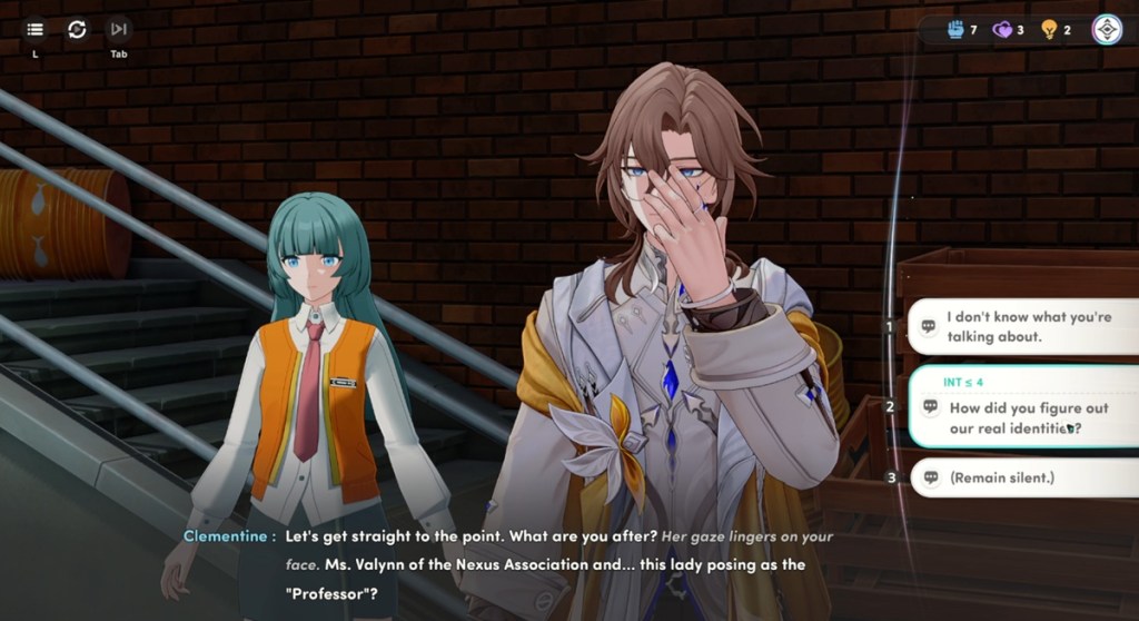 Honkai Nexus Anima Dialogue stats