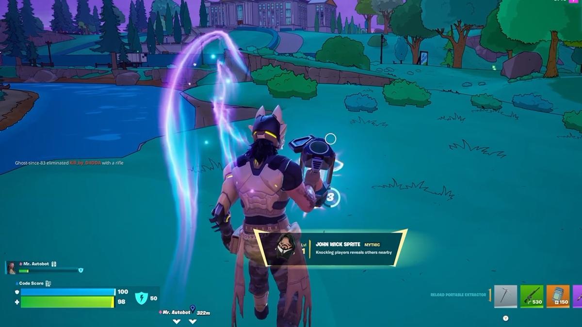 John Wick Sprite Extraction In Fortnite Reload