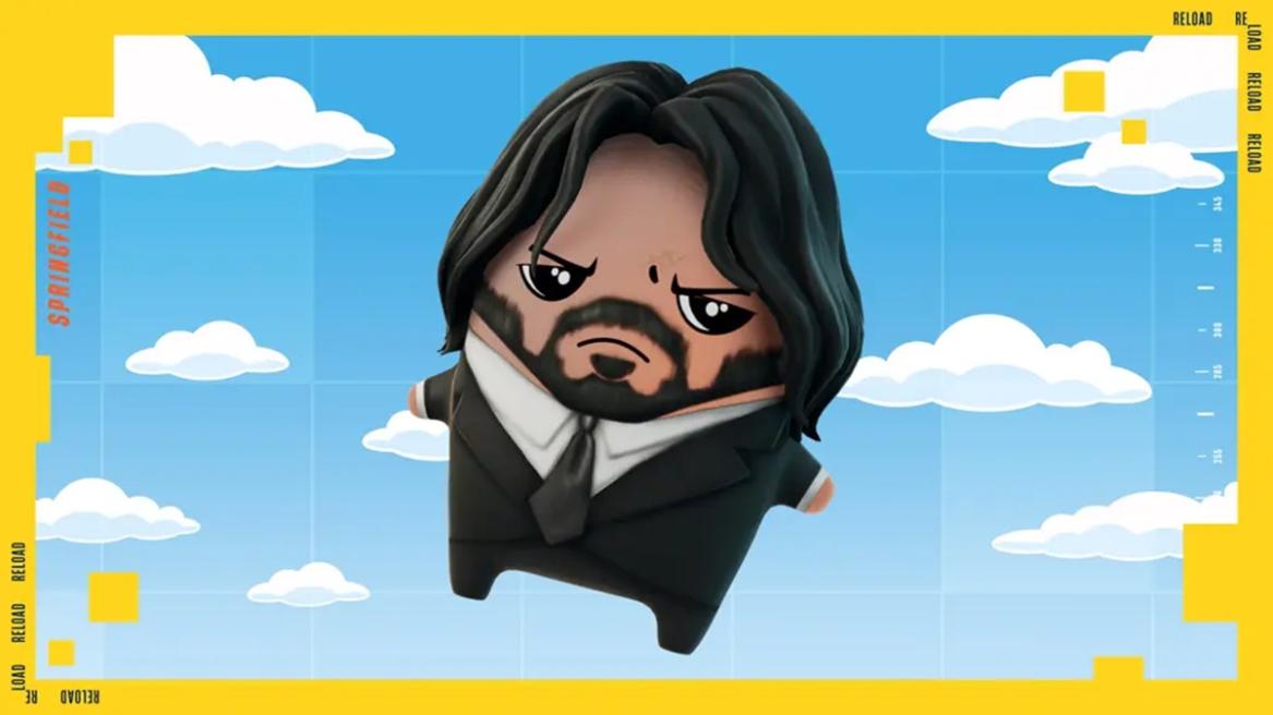 John Wick Sprite In Fortnite Reload Simpson