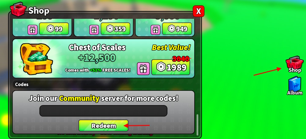 Lake Sipping codes redeem