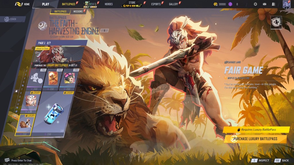 Marvel Rivals Season 9 Battle Pass Page 1 Rewards