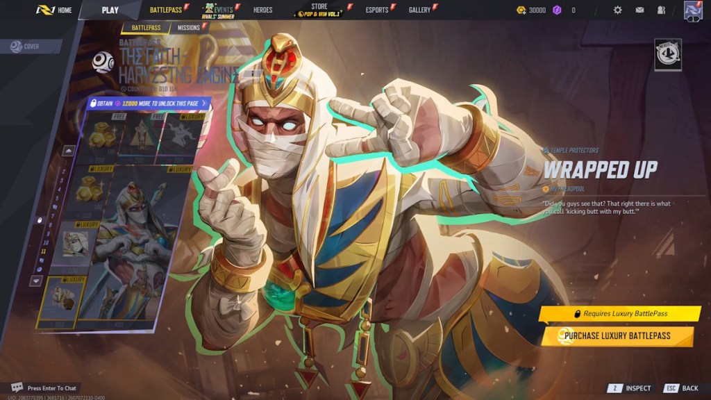 Marvel Rivals Season 9 Battle Pass Page 11 Rewards
