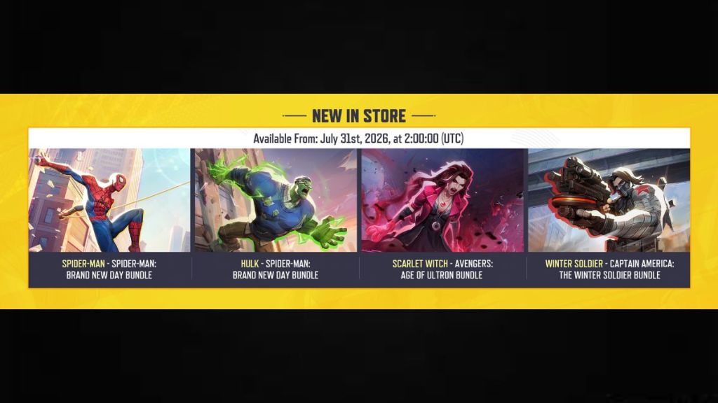 Marvel Rivals new skins releasing on July 30