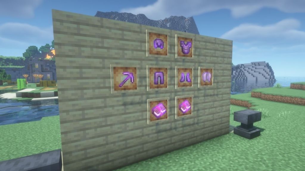 Artículos aplicables de Minecraft de Encantamiento reparador