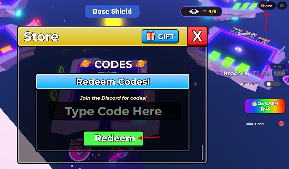 Merge a Black Hole codes Redeem