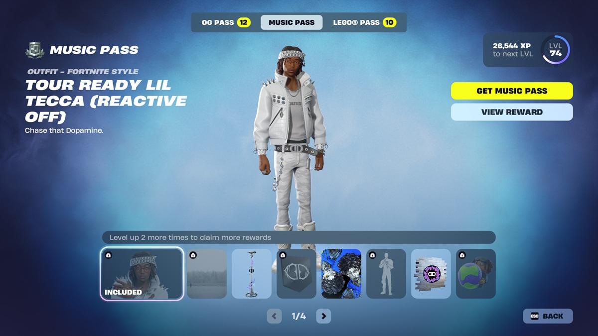 Music Pass Neon Dreams Fortnite