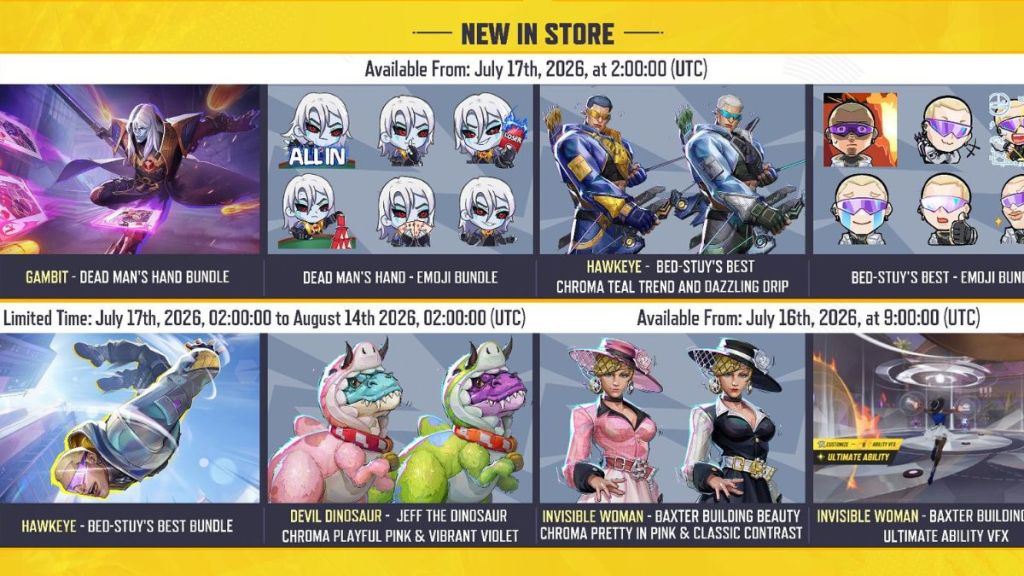 New in Store in Marvel Rivals Season 9