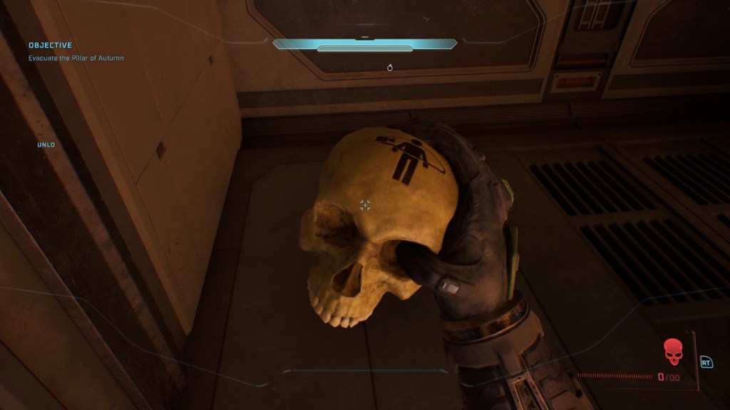 Perspective Skull in Halo Campaign Evolved