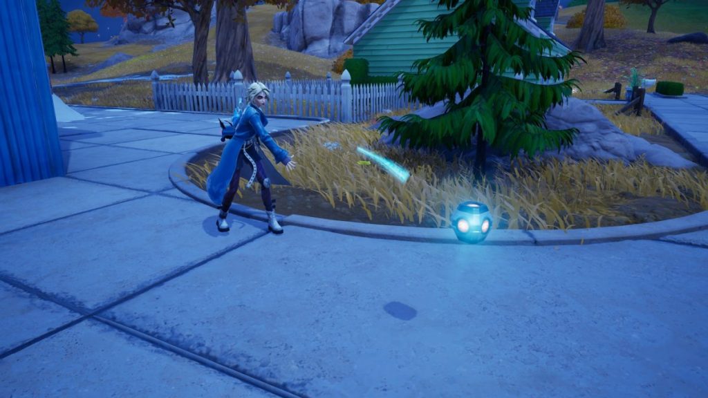 Placing Port-A-Cover In Fortnite