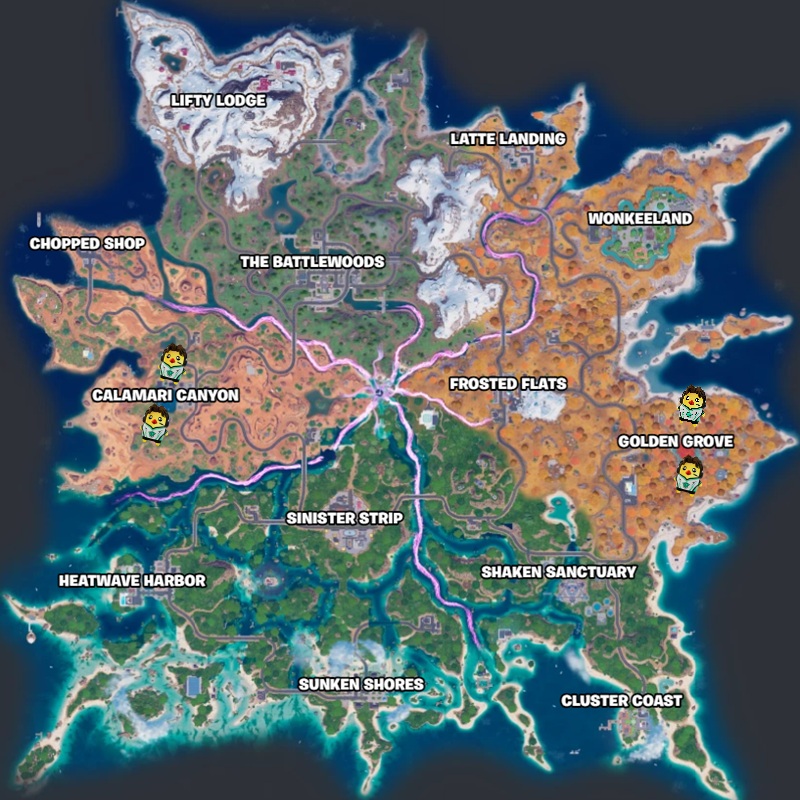 Pollo Sprite Location In Fortnite