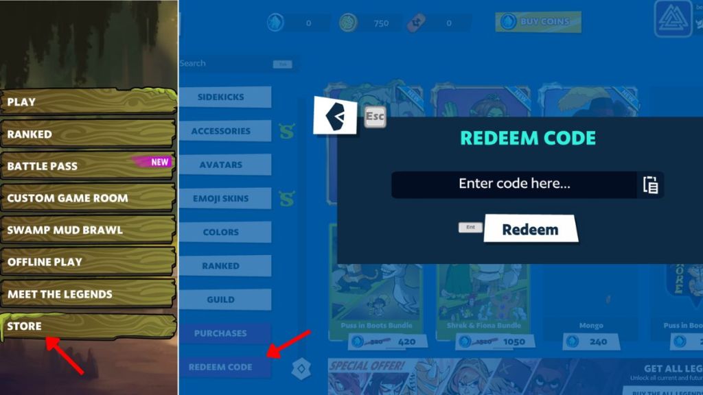 Redeem Brawlhalla Codes