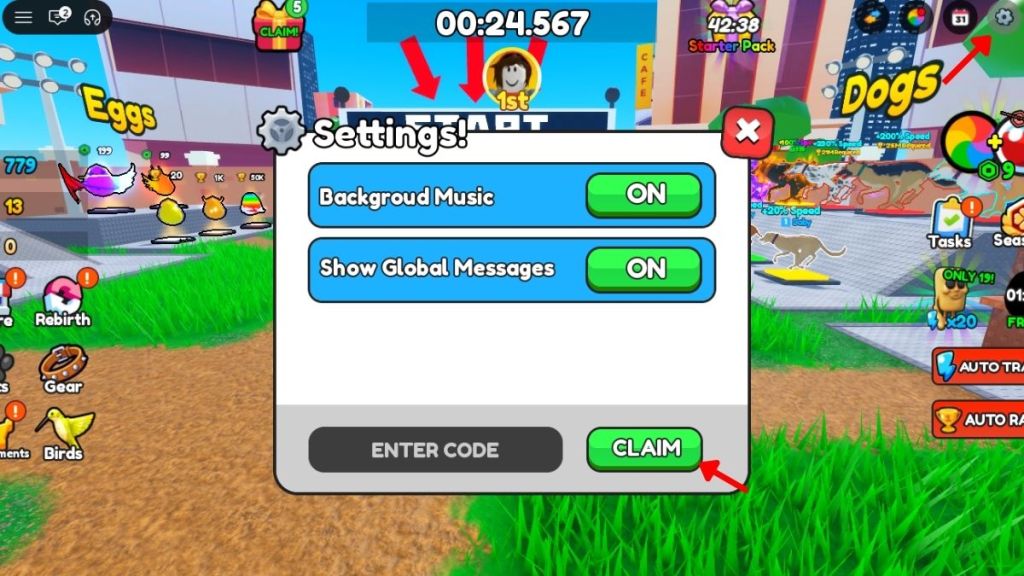 Redeem Dog Race Codes