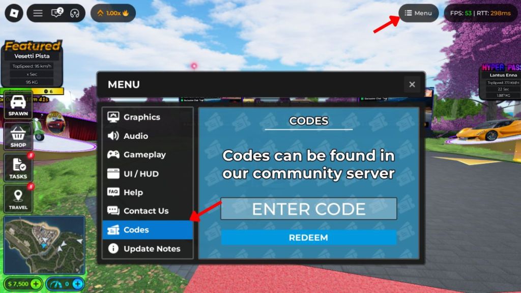 Redeem Realistic Car Driving Codes