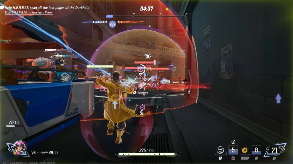 Recuperando la habilidad de Jubilee en Marvel Rivals