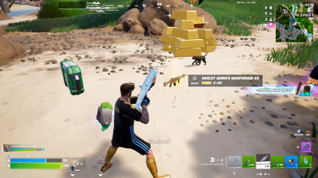 Rewards Dropped By Harley Quinn in Fortnite