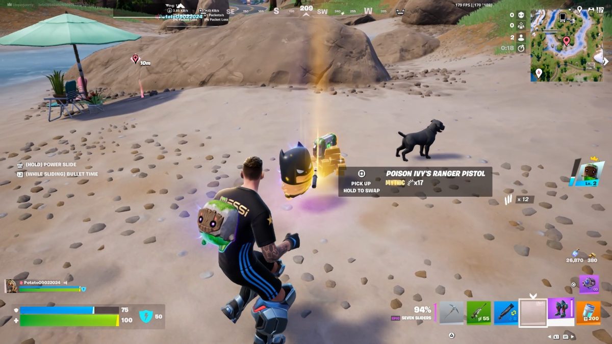 Rewards Dropped By Poison Ivy in Fortnite