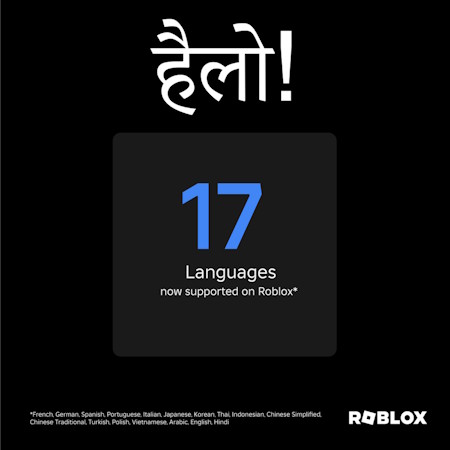 Roblox total language support