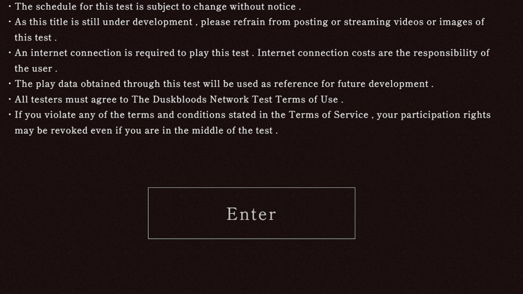 Select the enter button after reading the precaution details