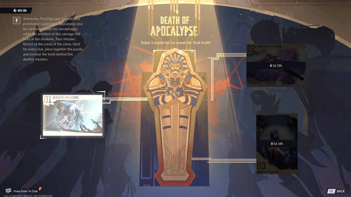 Selecting the Death of Wolverine mystery