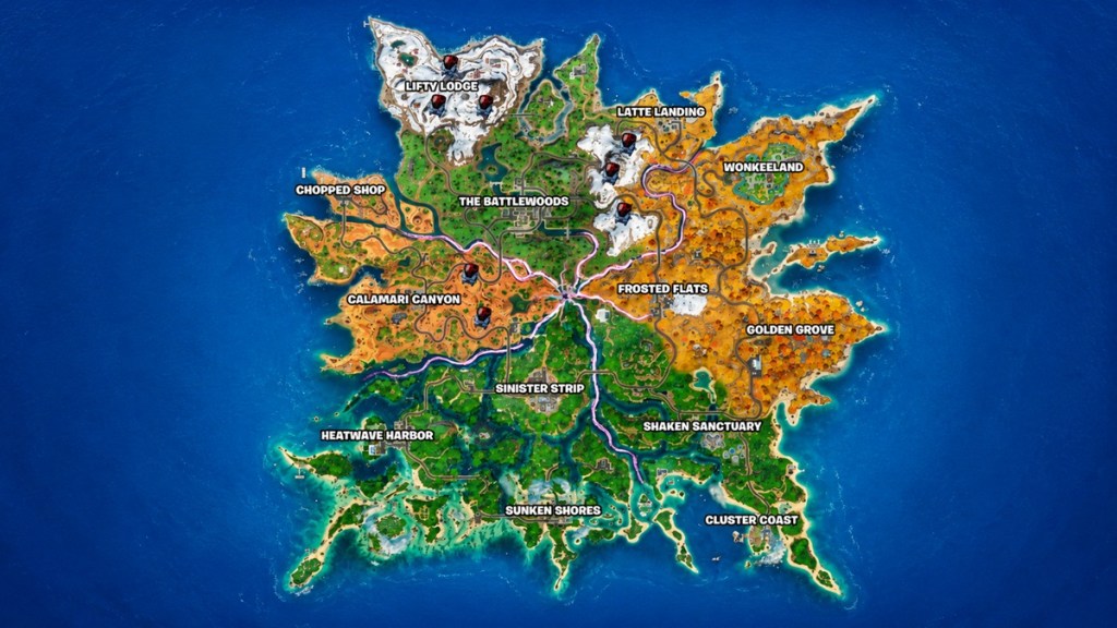 Seven Sprite Locations In Fortnite
