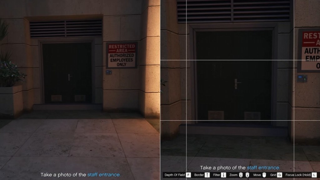 Staff entrance in the Kortz Center in GTA Online