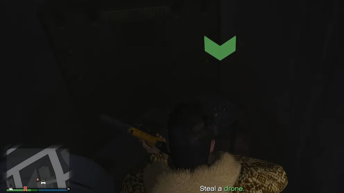Steal the drone inside the container in GTA Online