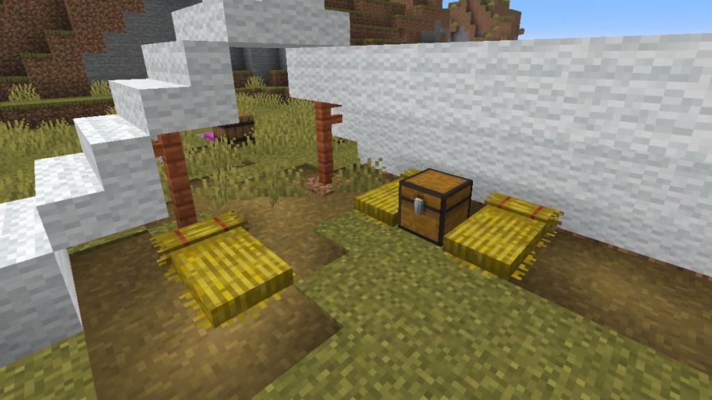 Straw Beds in Minecraft