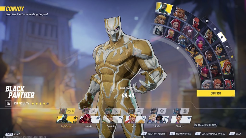 Switching heroes in the Thebes map