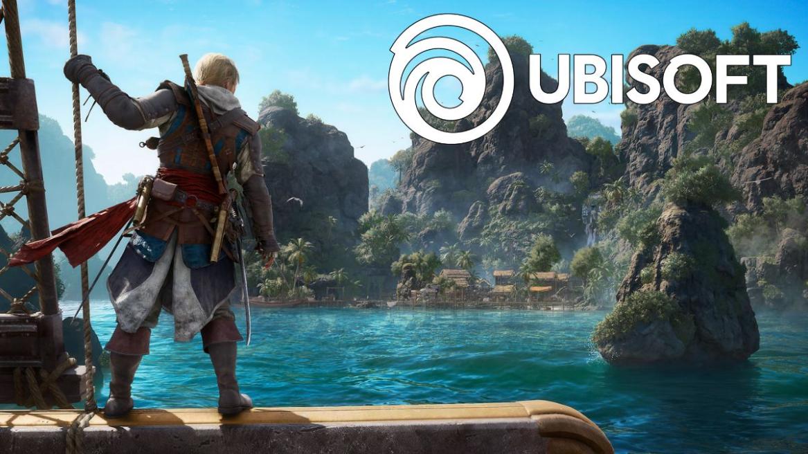 Edward Kenway in Assassin's Creed Black Flag Resynced with the Ubisoft Logo
