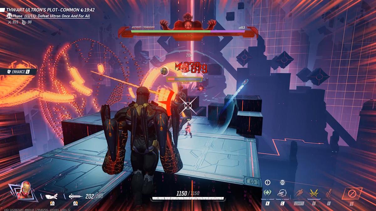 Ultron drone projectile attack in final phase