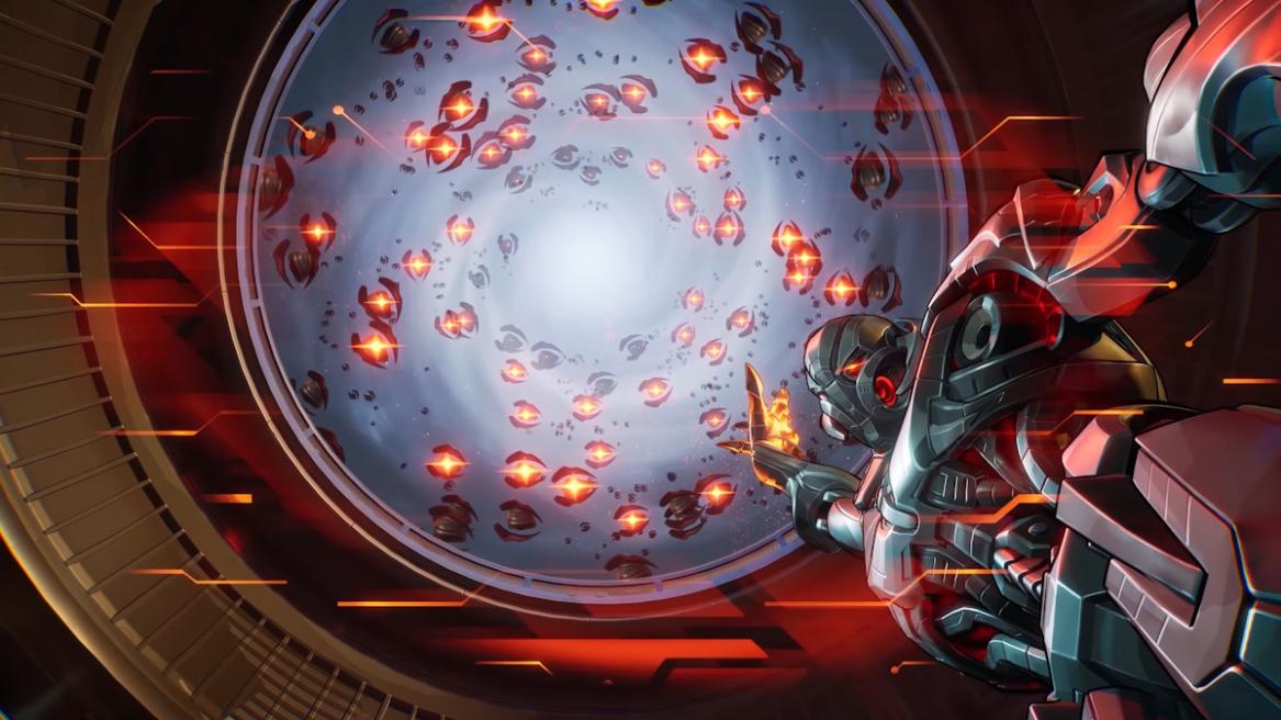 Ultron summoning his drones in Marvel Rivals Avengers Age of Ultron mode