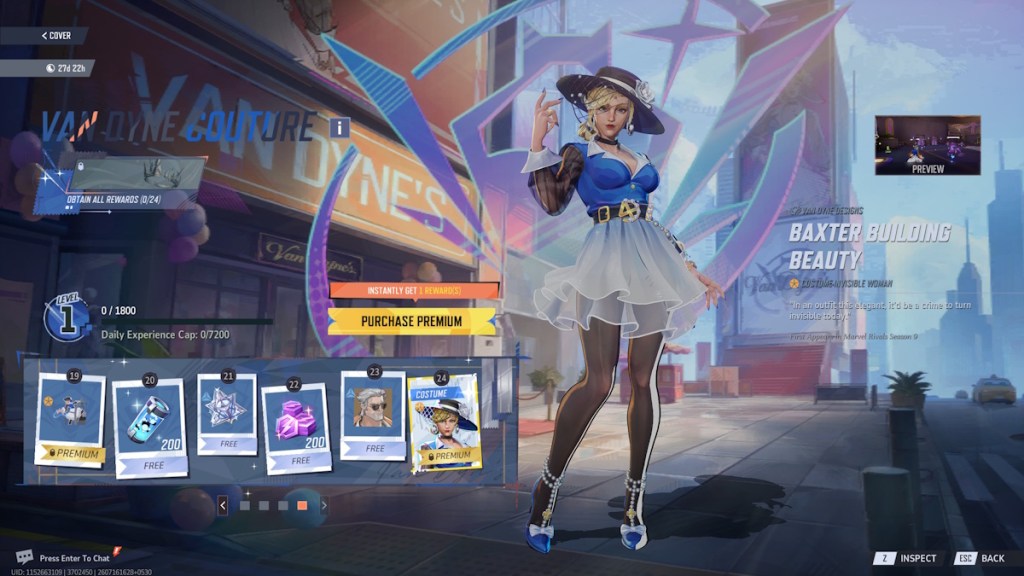 Van Dyne Couture Event Pass Page 4 Rewards