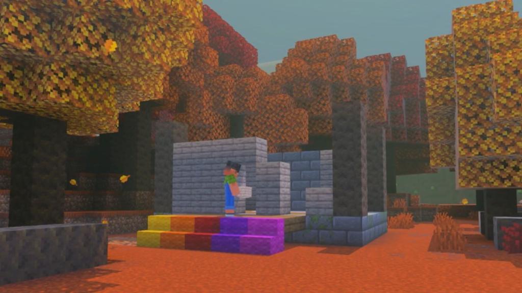 Wool Stairs in Minecraft