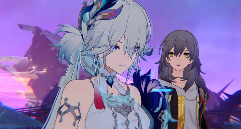 Yao Guang glitching Honkai Star Rail