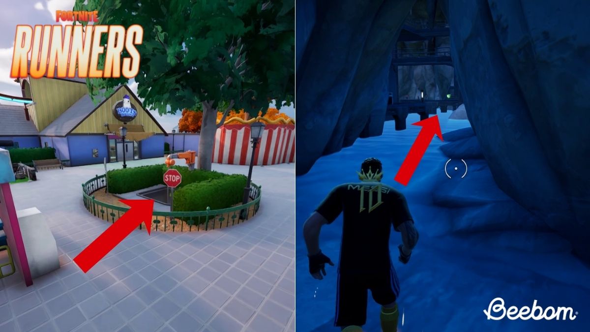 Entrada a Bat Cave Wonkeeland en Fortnite