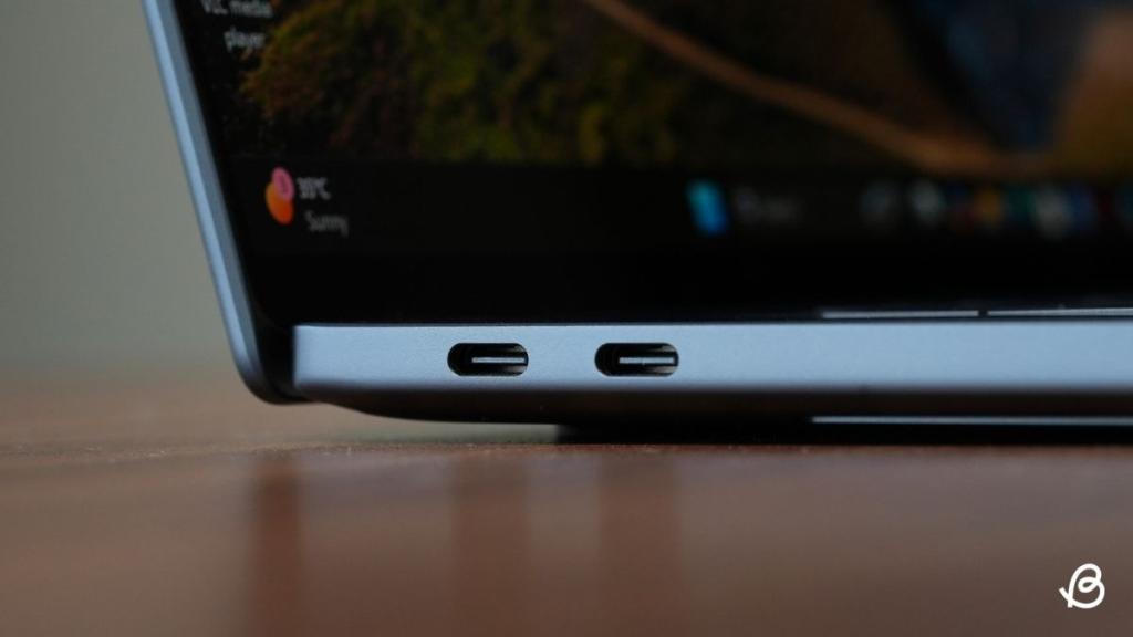 Dell XPS 16 Left Ports View