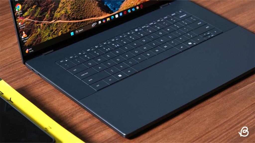 Dell XPS 16 Top Angled View 2