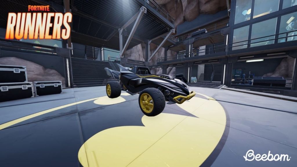 Fortnite Batman's Beach Buggy Spawn in Bat Cave