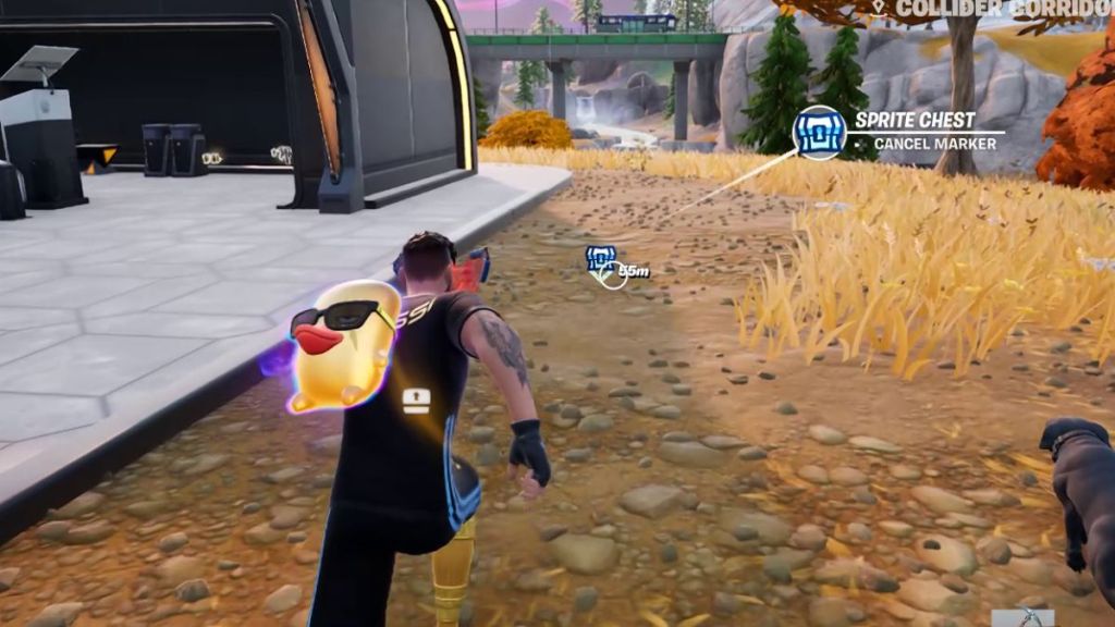 Fortnite player using a Sprite Locator