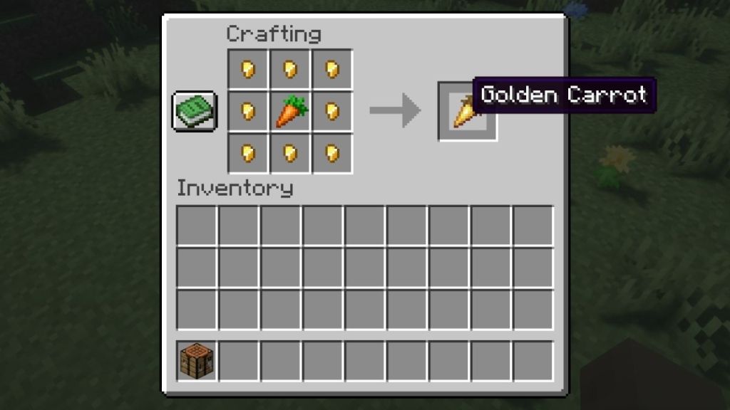 get golden carrot in Minecraft