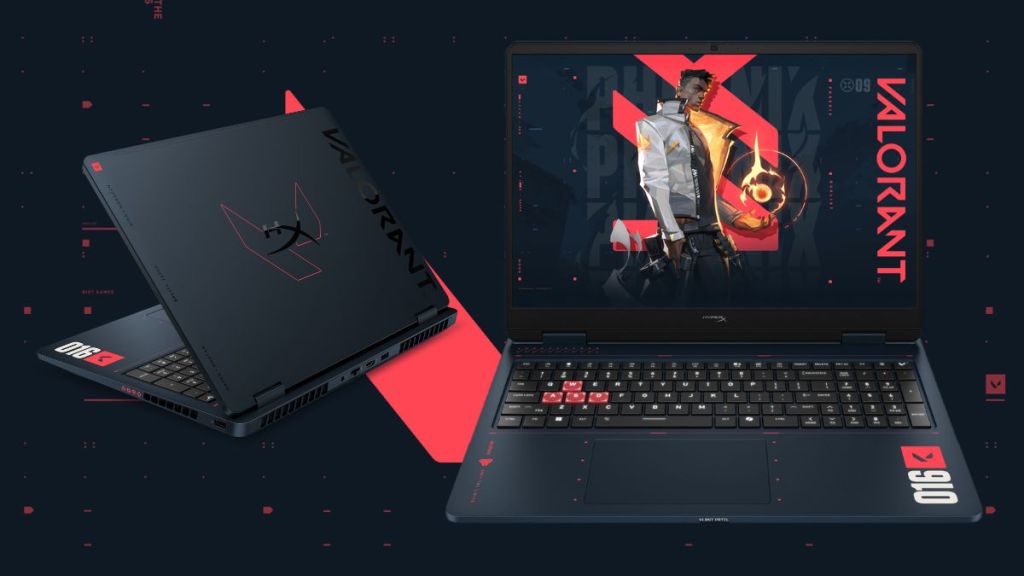 HyperX Omen Valorant Laptop Front and Back