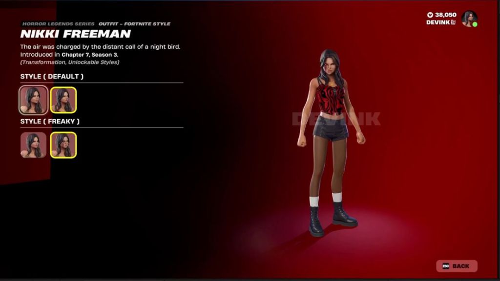 Fortnite Obsession collab Nikki Skin