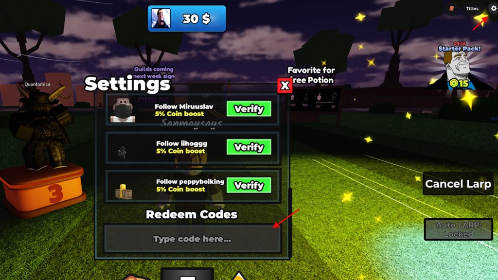 redeem Excuse Me Sir Codes