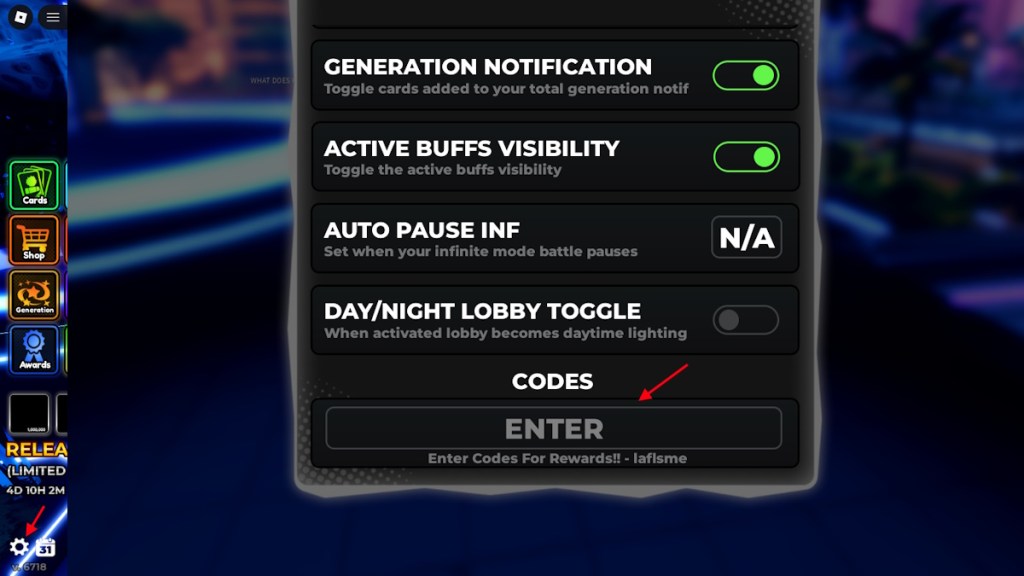 redeem card chronicles codes