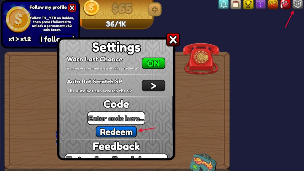 redeem scratchy loot codes