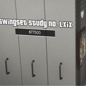 Swingset Study No. LXiX Painting in GTA Online Kortz Center Heist